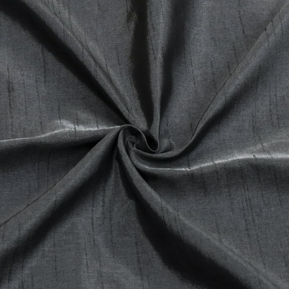 Fabric Mart Direct Upholstery Fabric Silk, Charcoal Gray Faux Silk Fabric, Faux Silk Curtain Fabric 17 Continuous Yards Charcoal Gray Faux Silk Fabric, 42" width Faux Silk Fabric by Yard