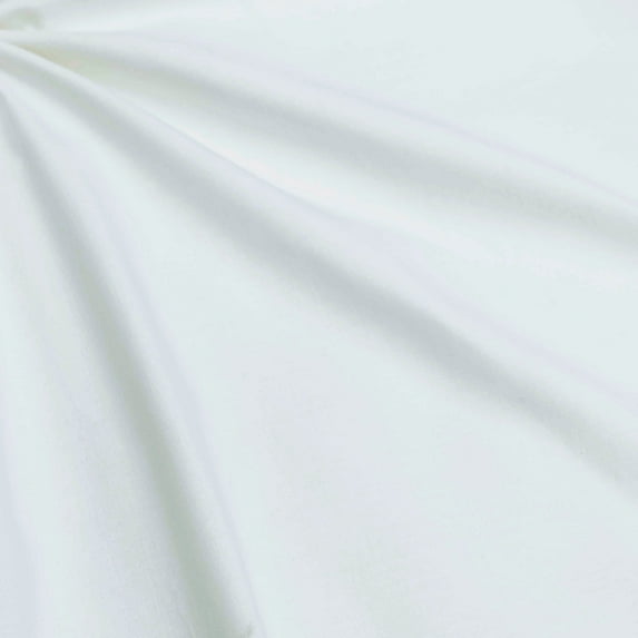 Fabric Mart Direct Off White Cotton Linen Fabric By The Yard, 42 inches or 107 cm width, 3 Continuous Yards White Cotton Fabric, Cotton Linen Apparel Clothes Fabric, Upholstery Curtain Fabric