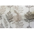 thumbnail image 1 of Fabric Mart Direct Off White Sheer Fabric By The Yard, 54 inches or 137 cm width, 7 Continuous Yards White Sheer Fabric, Fern Tree Embroidery, Upholstery Drapery Curtain Wholesale Fabric, 1 of 8
