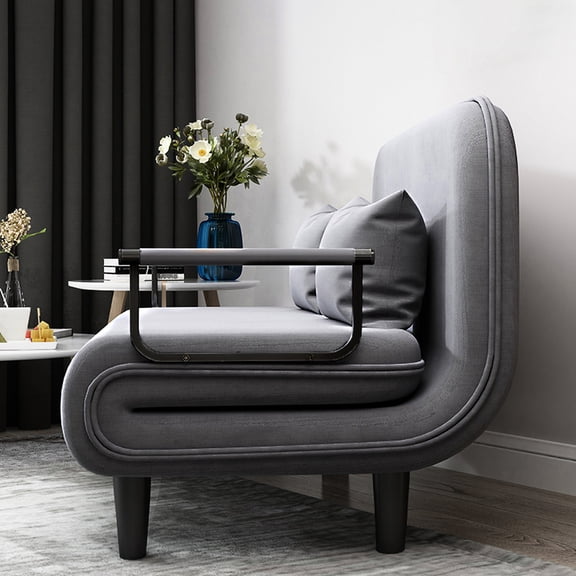 Fabric & Metal | Convert to Sofa or Bed | Small Room, Dormitory Setup