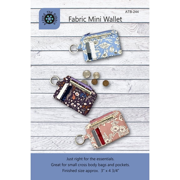 Fabric Mini Wallet Pattern by Lisa Amundson