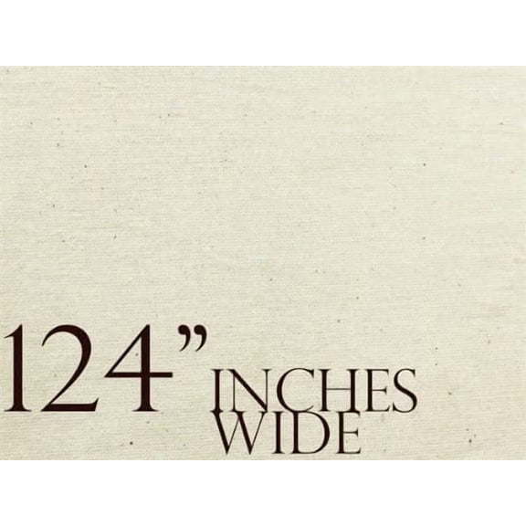 Fabric Natural Cotton Sold by The Yard (124" Wide)