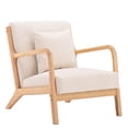 thumbnail image 1 of Fabric Oak Sofa Beige (66 X 68 X 75Cm), 1 of 25