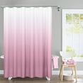 thumbnail image 1 of Fabric Ombre Pink Shower Curtain for Bathroom Waterproof Bath Curtains Set with Hooks Peach Gradual Color Design 72x72 inches Shower Curtain Girly for Stall, 1 of 6