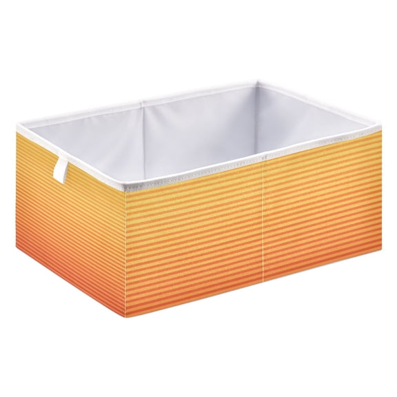 Fabric Open Basket Bins Foldable Storage Basket 2 Size Avliable Gradient Color