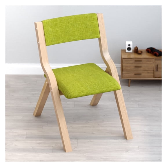 Fabric Padded Folding Chair,Wood Dining Chairs with Padded Seat,Back Folding Chair for Home,Dining,Office,Outdoor Adjustable Beach Patio Chair Deck Chair Rest Chair