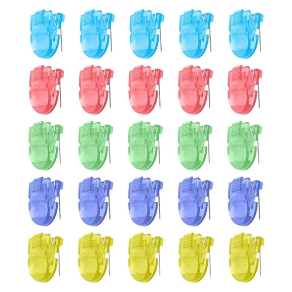 Fabric Partition Panel Wall Clip, 25PCS Push Pin Clips for Office Cubicle &