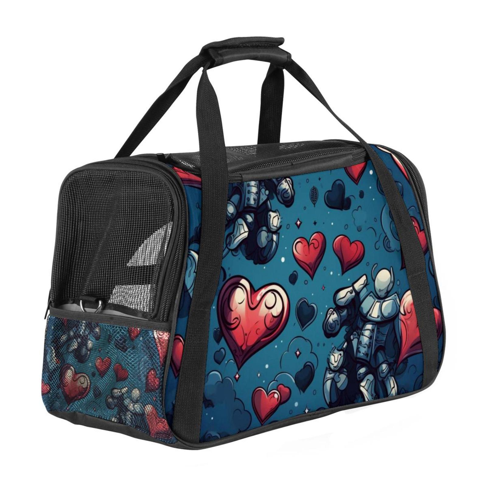 Curated visual reference: Gallery Detail: Fabric Pet Carrier Bag 900D Oxford Cloth Sherpa Base Material
