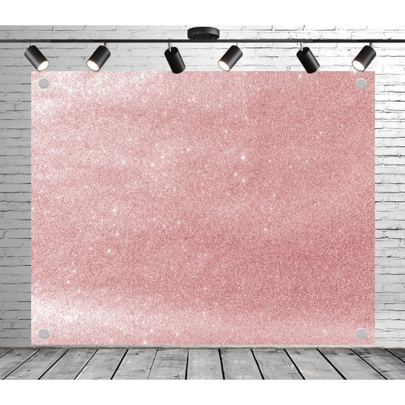 Fabric Pink Glitter Backdrop（Suitable for Event Decoration, Photoshoots, and Luxurious Themed Scenes）Glamorous Fabric Banner