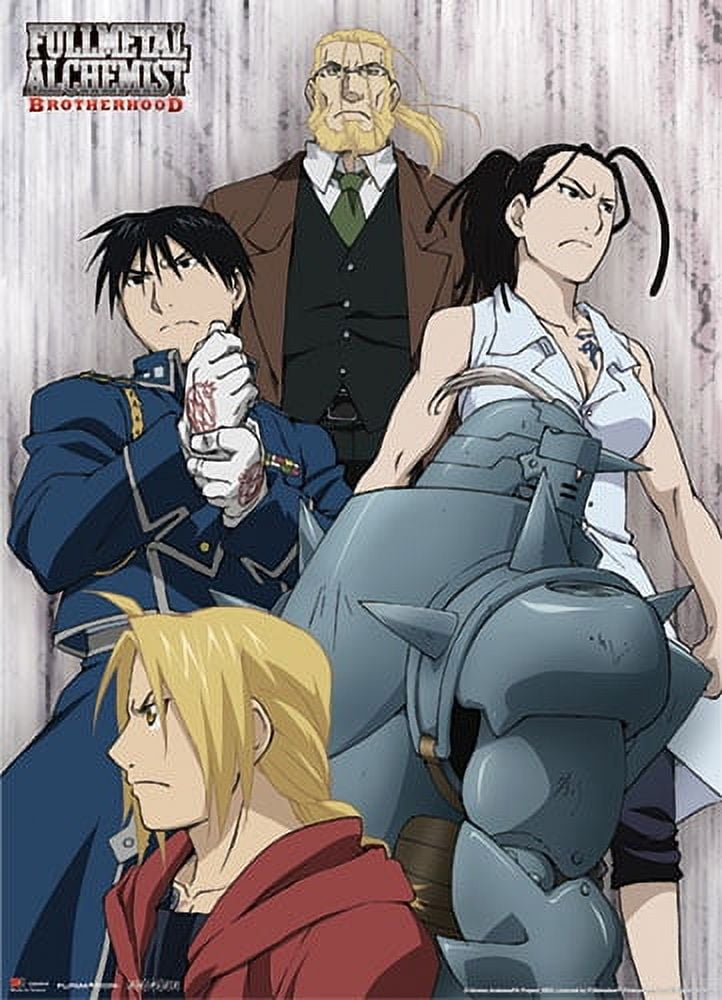 Full Metal Alchemist Brotherhood Anime Cloth Wall Scroll Poster GE