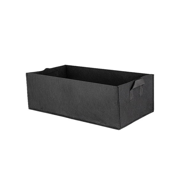 Fabric Raised Garden Bed 23.6x11.8x7.9 Inch Breathable Planting Bag Vegetables Herbs Flowers Portable Grow Bag Indoor Outdoor Gardening Aeration Fabric Container with Excellent Drainage