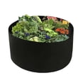 thumbnail image 1 of Fabric Raised Garden Bed, 50 Gallons Round Planting Container Grow Bags Breathable Felt Fabric Planter Pot for Plants, Flowers, Vegetables (Black), 1 of 8