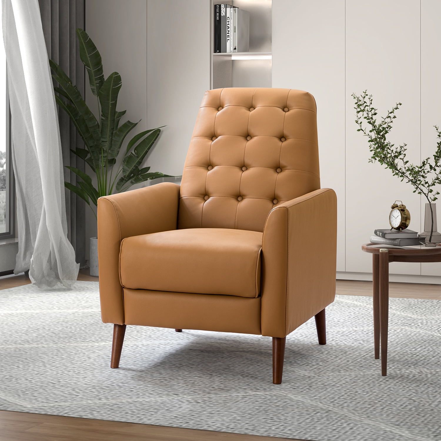 Modern reclining accent chair sale