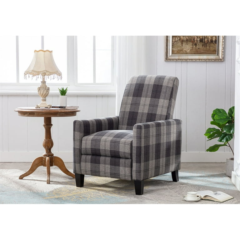 Adjustable Manual Swivel Base Recliner Chair with Extending