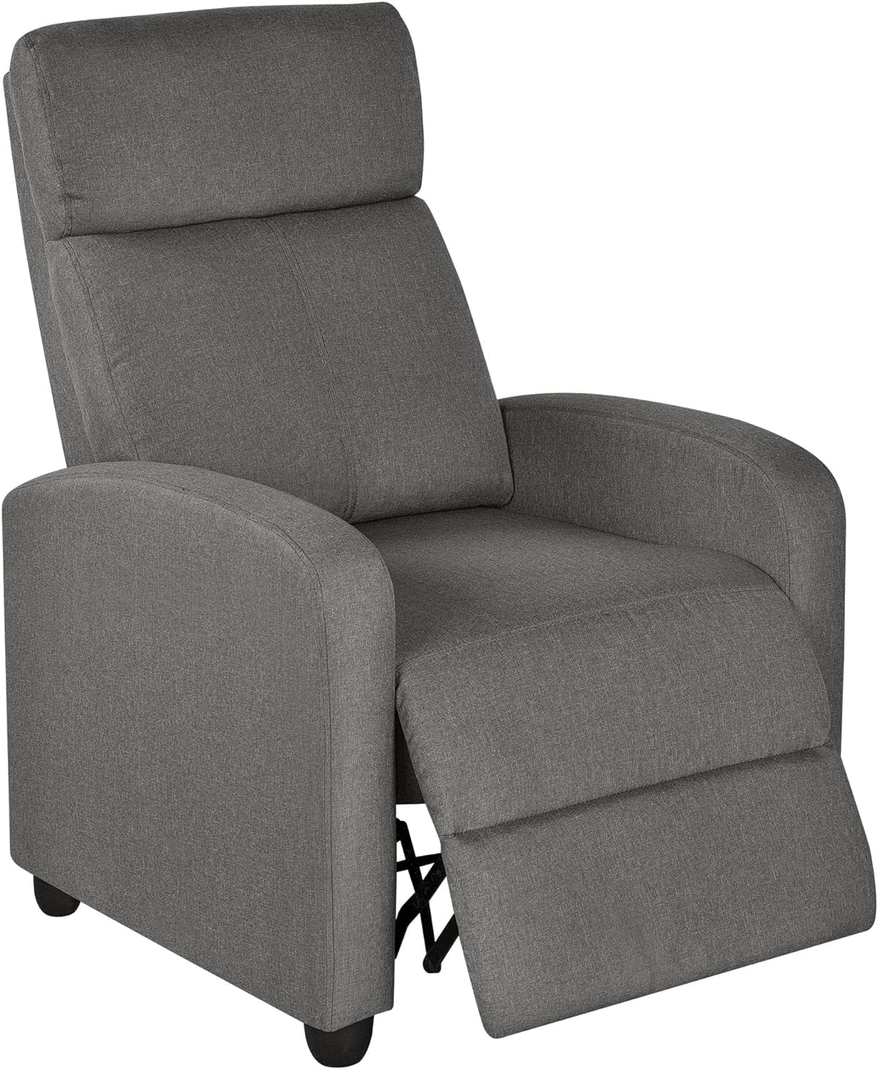 Fabric Recliner Sofa Push Back Recliner Chair Adjustable Modern Single