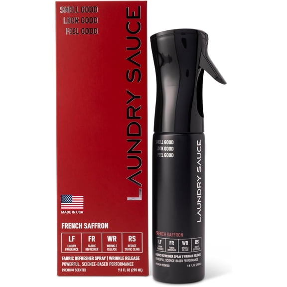 Fabric Refresher Spray French Saffron, Odor-Fighting Fabric Refresher, Fragrance and Laundry Scent, 9.8 fl oz