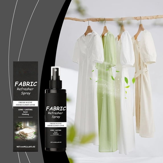 Fabric Refresher Spray - Long Lasting Odor Eliminator | Fresh Scent for Clothes, Sofas, Curtains | 100ml
