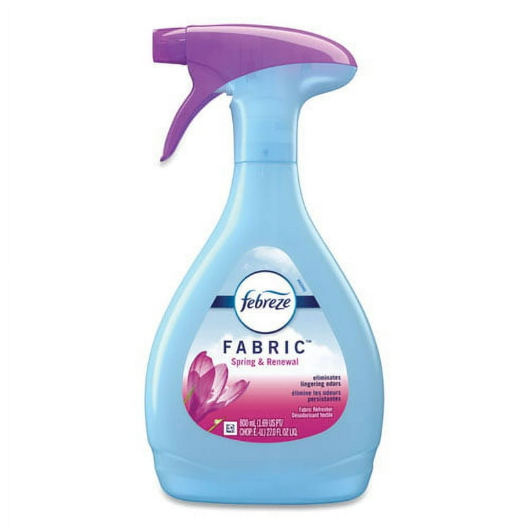 FABRIC Refresher/Odor Eliminator, Spring and Renewal, 27 oz Spray Bottle, 4/Carton FABRIC Refresher/Odor Eliminator, Spring and Renewal, 27 oz Spray Bottle, 4/Carton
