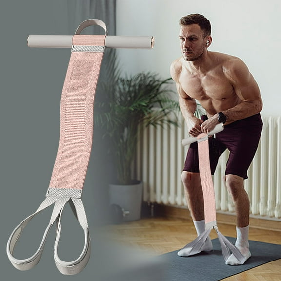 Fabric Resistance Bands with Handles 120lb - Non-Slip Elastic Exercise Bands for Strength Training, Muscle Building, Stretch Workout Equipment for Leg, Arm, Chest, Core