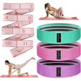 thumbnail image 1 of Fabric Resistance Bands for Working Out & Numbered Elastic Stretching Strap Set,  and Booty Bands Exercise Bands for Women and Men Yoga Starter Set Pilates Rehab Fitness and  Workout, 1 of 4