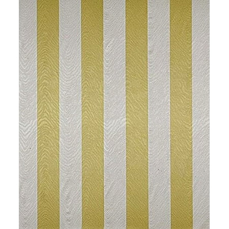 Fabric Robert Allen Beacon Hill Anabel Citrine Silk Stripe Drapery HH15