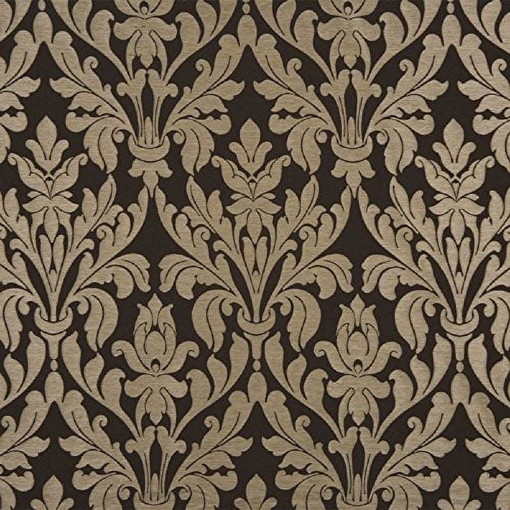 Fabric Robert Allen Beacon Hill Damask Raffia Walnut Upholstery Drapery ...