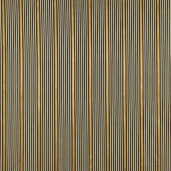 Fabric Robert Allen Beacon Hill Kelly Stripe Umber 100% Silk Stripe Drapery JJ34