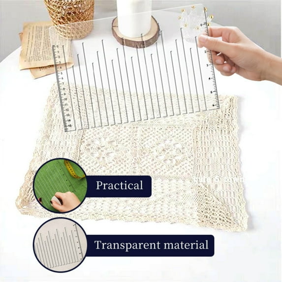 Fabric Ruler Transparent Acrylic Sewing Ruler Cutting Template Tool ...