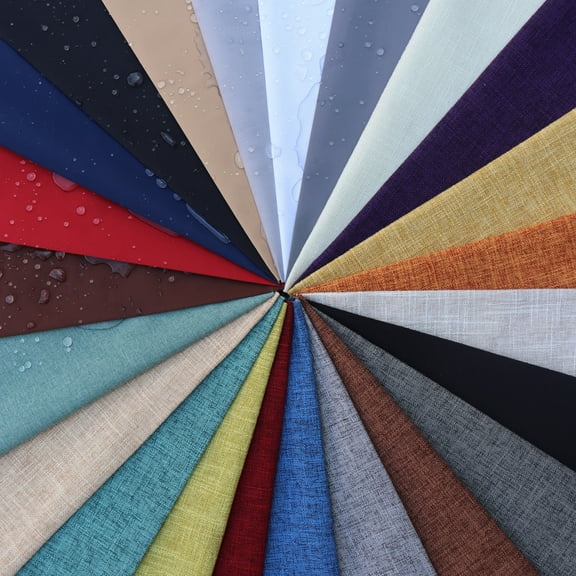 Fabric Samples for Custom Cushion Pad, Color Swatches for Personalized Bay Window Cushion, Cotton Linen & Waterproof Fabric & Velvet Fabric, 30+ Colors