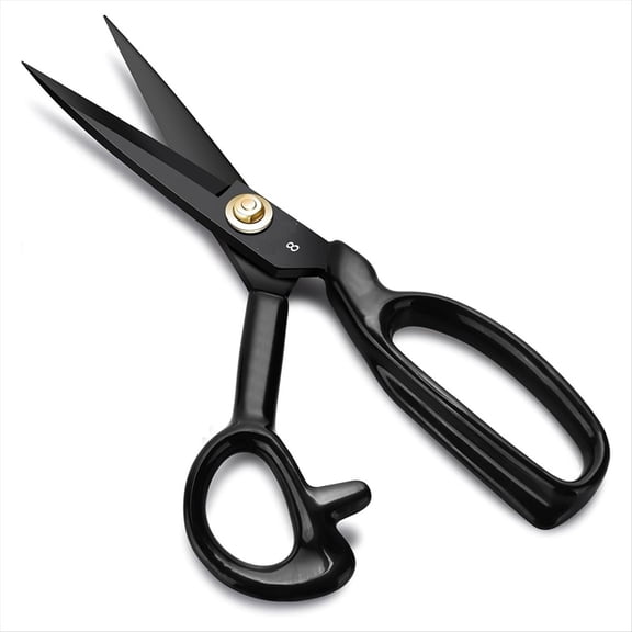 Fabric Scissors Professional, 8Inch Heavy Duty Sewing Scissors Tailor Scissors for Fabric Cutting for Cutting Leather,1 * Scissor,Black