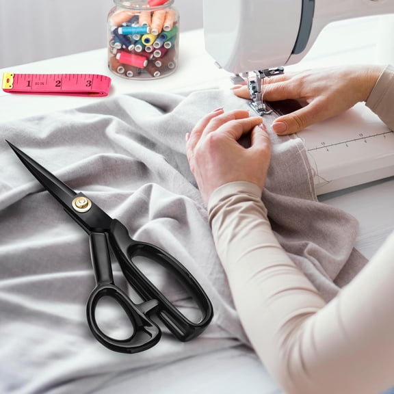 Fabric Scissors Professional, Heavy Duty Sewing Scissor for Fabric Cutting, Sharp Sewing Shears for Cutting Leather craft Home Office Students Artists Dressmakers