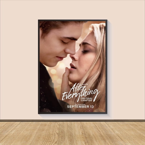 Fabric Screen Texture Wall Art Romantic Drama Final Chapter Decor, Unframed Poster