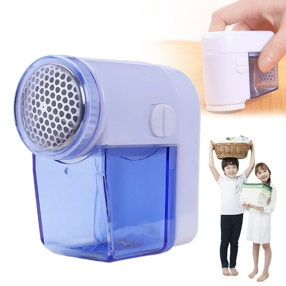 Fabric Shaver Defuzzer,Electric Lint Remover,Rechargeable Sweater Shaver with Stainless Steel Blades,Dual Protection,Removable Bin, Easy Remove Fuzz,Lint,Pills,Bobbles,Rechargeable Lint Shaver 1Pc
