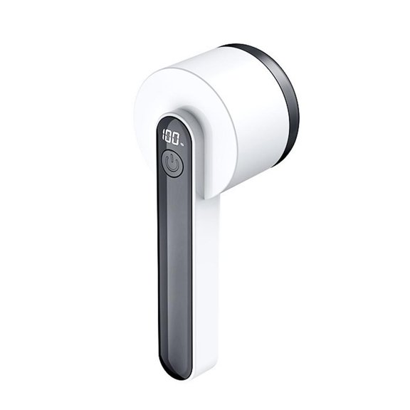 Fabric Shaver, Electric Lint & Pilling Remover with LED Digital Display, 8W Motor, 1200mAh Rechargeable Battery, Portable Clothes Defuzzer for Sweaters, Blankets, Suits