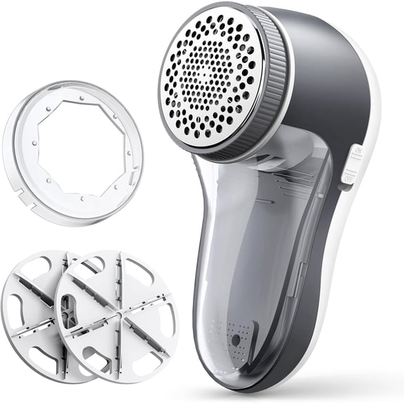 Fabric Shaver, Lint Remover for Clothes, Electric Lint Shaver with 6-leaf Blades, Sweater Shavers to Remove Pilling for Clothing, Couch, Furniture, Fuzz, Lint Ball, Pillings, USB Rechargeable