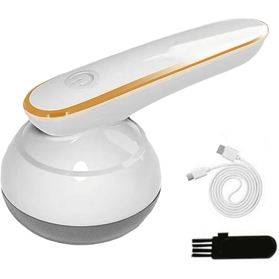 Fabric Shaver and Lint Remover, Portable Clothes Shaver, Fuzz Remover for Sweaters, Clothing and Furniture, Large Shaving Head, Electric Lint Remover Rechargeable White