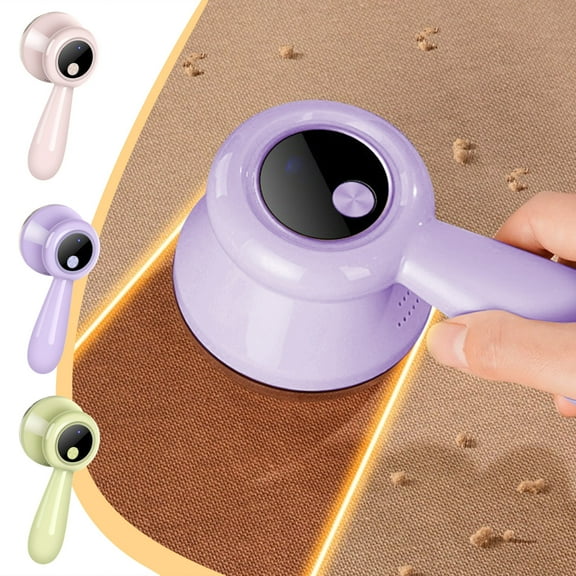 Fabric Shaver and Lint Remover Rechargeable Sweater Defuzzer | 3 Speeds USB Powered Fuzz Ball Cleaner | Portable ABS Device for Clothes Blankets Furniture | 1 Pc 7.09x2.83in Purple/Pink/Green