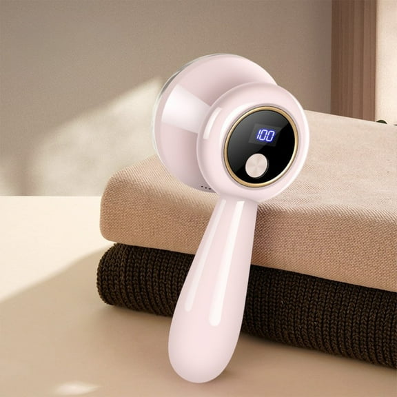 Fabric Shaver, Rechargeable Lint Remover with LED Display, USB Clothes Shaver, Sweater Fuzz Shaver, 6-Blade Lint Shaver for Clothing, Blankets, Sofa, Pillows