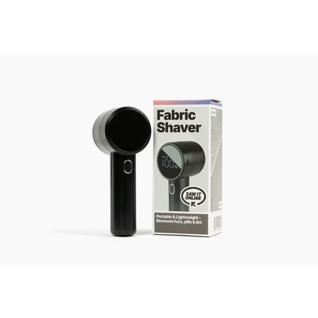 Rechargeable Fabric Shaver with LED Display and Dual Blades for Clothes and Furniture