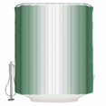 thumbnail image 1 of Fabric Shower Curtain Abstract Ombre Hunter Green and White Gradient Shower Curtains with 12 Hooks Waterproof Machine Washable Bath Curtains for Bathroom, 36 x 78in, 1 of 6