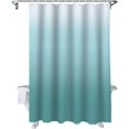 thumbnail image 1 of Fabric Shower Curtain for Bathroom, Blue White Ombre Custom Shower Curtain Set with Hooks, Luxury Bathroom Curtains, Abstract Waterproof Polyester Bathroom Accessories, 72x96inch, 1 of 6
