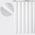 thumbnail image 1 of Fabric Shower Curtain - Heavy Duty Fabric Shower Curtains with Waffle Weave, Hotel Quality Waterproof Decorative Curtain for Bathroom and Bathtubs, 72 x 72 Inches, 1 of 9