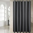 thumbnail image 1 of Fabric Shower Curtain Liner, Polyester Fabric Shower Curtain Liners Bathroom Shower Curtains, WaterProof, Hotel Quality With Hooks, 1 of 8