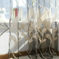 Fabric Shower Curtain Liner Thermal Window Curtains 1 Panel Curtain