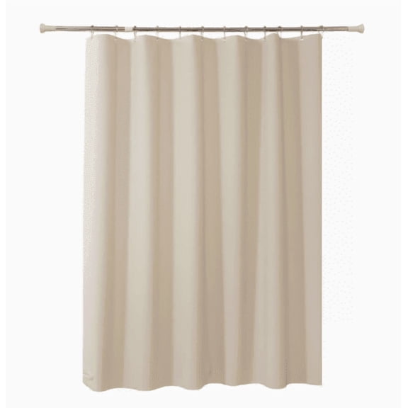 chengjian Off-White Polyester, Polyester Blend Shower Curtain Sets, 72x72 Waterproof, Machine Washable