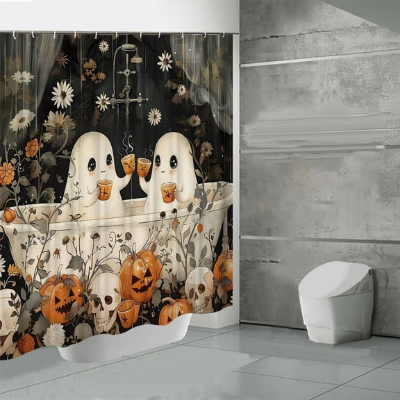 Fabric Shower Curtain Polyester Shower Curtain Shower Curtain, Shower Curtain 1Pc Plastic Shower Curtain Cloth, Multi-Color One Size