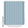 thumbnail image 1 of Fabric Shower Curtain, Sky Blue Solid Color Shower Curtains with 12 Hooks Waterproof Machine Washable Bath Curtains for Bathroom, 36 x 78in, 1 of 6