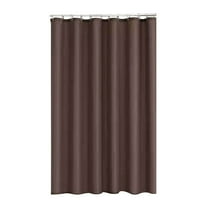 Fabric Shower Curtain or Liner Extre, Hotel Quality, Thermal Insulated, Machine Washable (Coffee, 59"x71")