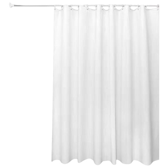 Fabric Shower Curtain with Reinforced Grommets 70.86 in x 78.74 in Waterproof Polyester Bathroom Curtain for Tub or Shower