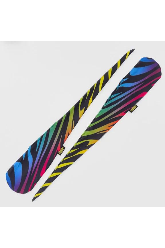 Fabric Sock Poi (Balls Included) (Black/RainbowZebra)